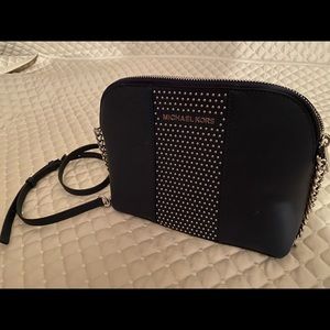 Michael Kors Navy Studded Crossbody - AUTHENTIC